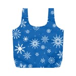 Winter Time And Snow Chaos Full Print Recycle Bag (M) Front