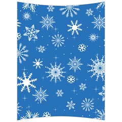 Winter Time And Snow Chaos Back Support Cushion by DinzDas