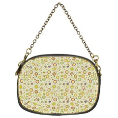 Abstract Flowers And Circle Chain Purse (two Sides) by DinzDas