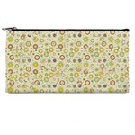 Abstract Flowers And Circle Pencil Case Front