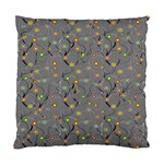 Abstract Flowers And Circle Standard Cushion Case (Two Sides) Front