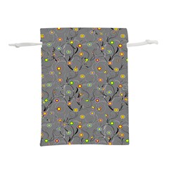 Abstract Flowers And Circle Lightweight Drawstring Pouch (m) by DinzDas