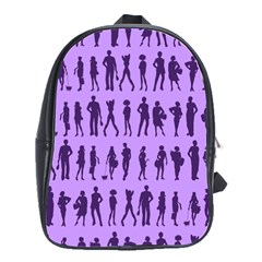 Normal People And Business People - Citizens School Bag (large) by DinzDas