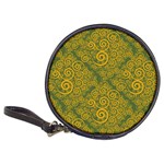 Abstract Flowers And Circle Classic 20-CD Wallets Front