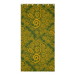 Abstract Flowers And Circle Shower Curtain 36  X 72  (stall)  by DinzDas