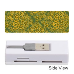 Abstract Flowers And Circle Memory Card Reader (stick) by DinzDas