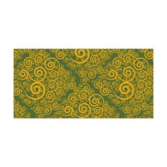 Abstract Flowers And Circle Yoga Headband by DinzDas