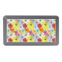 Abstract Flowers And Circle Memory Card Reader (mini) by DinzDas