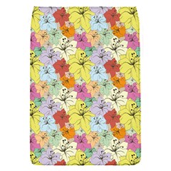 Abstract Flowers And Circle Removable Flap Cover (s) by DinzDas