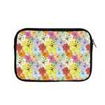 Abstract Flowers And Circle Apple MacBook Pro 15  Zipper Case Front