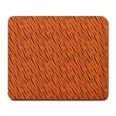 Animal Skin - Lion And Orange Skinnes Animals - Savannah And Africa Large Mousepads by DinzDas