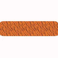 Animal Skin - Lion And Orange Skinnes Animals - Savannah And Africa Large Bar Mats by DinzDas