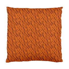 Animal Skin - Lion And Orange Skinnes Animals - Savannah And Africa Standard Cushion Case (two Sides) by DinzDas