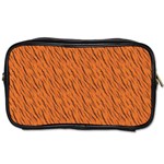 Animal Skin - Lion And Orange Skinnes Animals - Savannah And Africa Toiletries Bag (Two Sides) Front