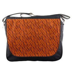 Animal Skin - Lion And Orange Skinnes Animals - Savannah And Africa Messenger Bag by DinzDas