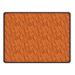 Animal Skin - Lion And Orange Skinnes Animals - Savannah And Africa Double Sided Fleece Blanket (Small)  45 x34  Blanket Front