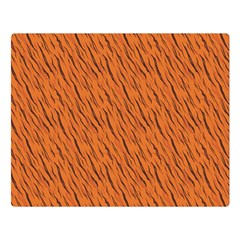 Animal Skin - Lion And Orange Skinnes Animals - Savannah And Africa Double Sided Flano Blanket (large)  by DinzDas