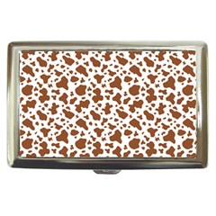 Animal Skin - Brown Cows Are Funny And Brown And White Cigarette Money Case by DinzDas