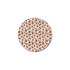 Animal Skin - Brown Cows Are Funny And Brown And White Golf Ball Marker (4 Pack) by DinzDas