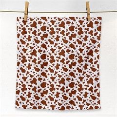 Animal Skin - Brown Cows Are Funny And Brown And White Face Towel by DinzDas