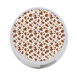 Animal Skin - Brown Cows Are Funny And Brown And White 4-Port USB Hub (One Side) Front