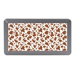 Animal Skin - Brown Cows Are Funny And Brown And White Memory Card Reader (mini) by DinzDas