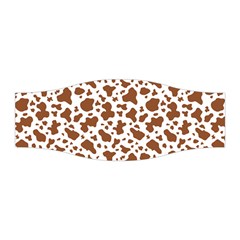 Animal Skin - Brown Cows Are Funny And Brown And White Stretchable Headband by DinzDas