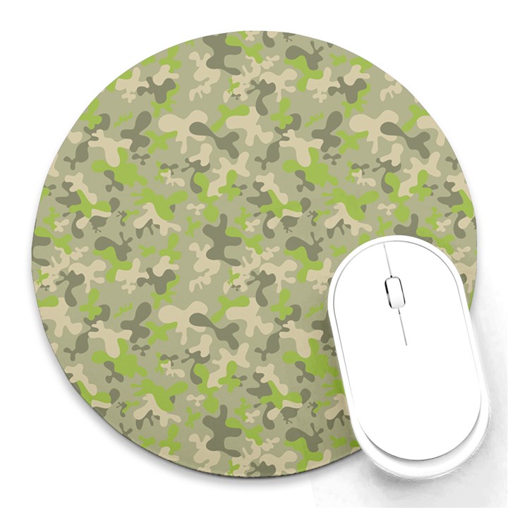 Camouflage Urban Style And Jungle Elite Fashion Round Mousepads