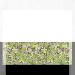 Camouflage Urban Style And Jungle Elite Fashion Rectangular Jigsaw Puzzl by DinzDas