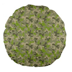 Camouflage Urban Style And Jungle Elite Fashion Large 18  Premium Flano Round Cushions by DinzDas