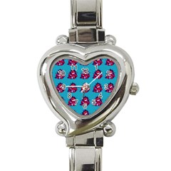 Little Devil Baby - Cute And Evil Baby Demon Heart Italian Charm Watch by DinzDas