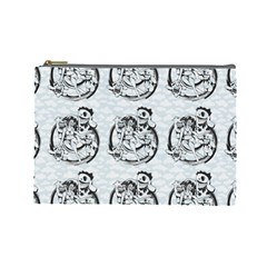 Monster Party - Hot Sexy Monster Demon With Ugly Little Monsters Cosmetic Bag (large) by DinzDas