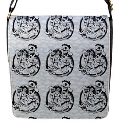 Monster Party - Hot Sexy Monster Demon With Ugly Little Monsters Flap Closure Messenger Bag (s) by DinzDas