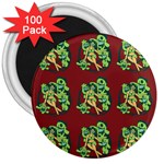 Monster Party - Hot Sexy Monster Demon With Ugly Little Monsters 3  Magnets (100 pack) Front