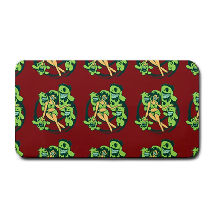 Monster Party - Hot Sexy Monster Demon With Ugly Little Monsters Medium Bar Mats