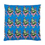 Monster And Cute Monsters Fight With Snake And Cyclops Standard Cushion Case (One Side) Front