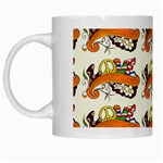 Love And Flowers And Peace Fo All Hippies White Mugs Left