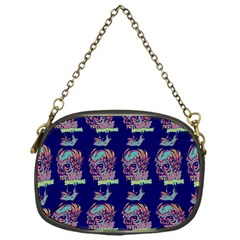 Jaw Dropping Horror Hippie Skull Chain Purse (one Side) by DinzDas