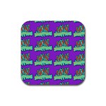 Jaw Dropping Comic Big Bang Poof Rubber Coaster (Square)  Front