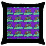 Jaw Dropping Comic Big Bang Poof Throw Pillow Case (Black) Front