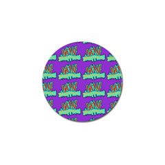 Jaw Dropping Comic Big Bang Poof Golf Ball Marker (4 Pack) by DinzDas