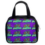 Jaw Dropping Comic Big Bang Poof Classic Handbag (Two Sides) Front