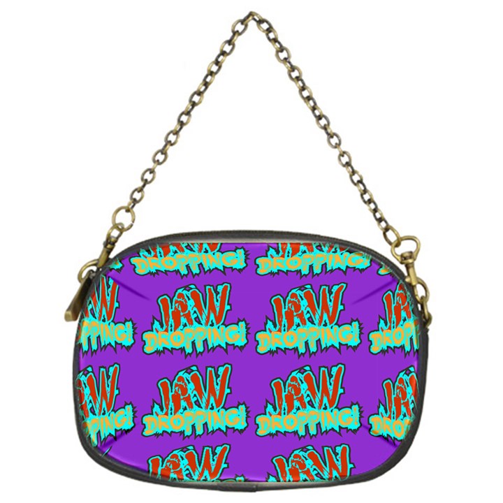 Jaw Dropping Comic Big Bang Poof Chain Purse (One Side)