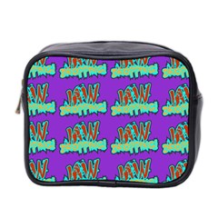 Jaw Dropping Comic Big Bang Poof Mini Toiletries Bag (two Sides) by DinzDas