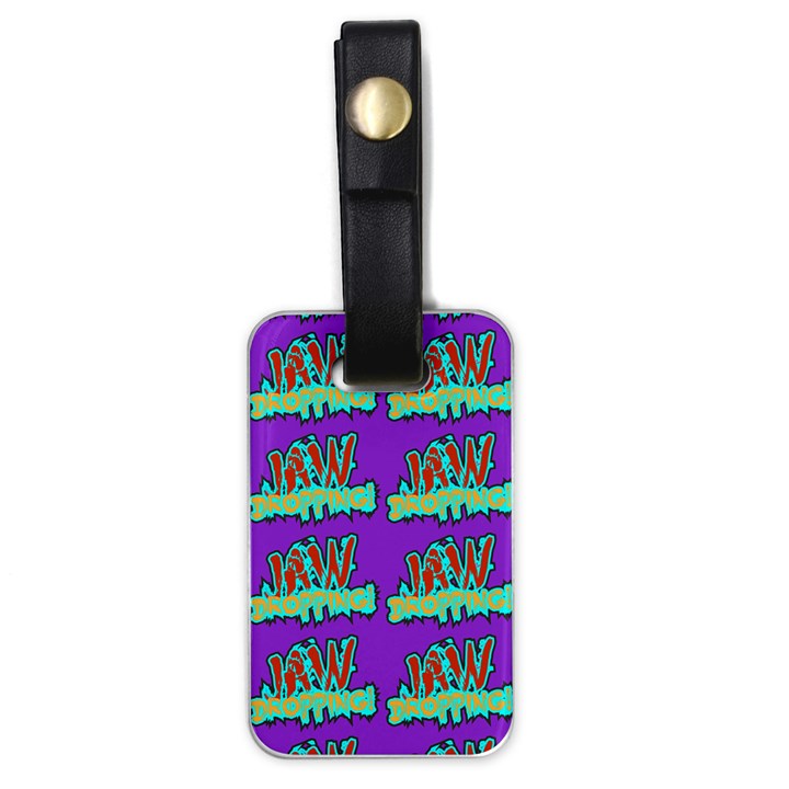 Jaw Dropping Comic Big Bang Poof Luggage Tag (one side)