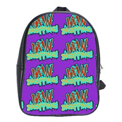 Jaw Dropping Comic Big Bang Poof School Bag (xl) by DinzDas