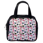 Adorable seamless cat head pattern01 Classic Handbag (One Side) Front