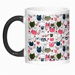 Adorable Seamless Cat Head Pattern01 Morph Mugs by TastefulDesigns