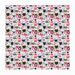 Adorable Seamless Cat Head Pattern01 Medium Glasses Cloth by TastefulDesigns