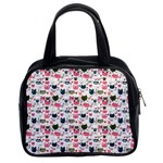 Adorable seamless cat head pattern01 Classic Handbag (Two Sides) Front